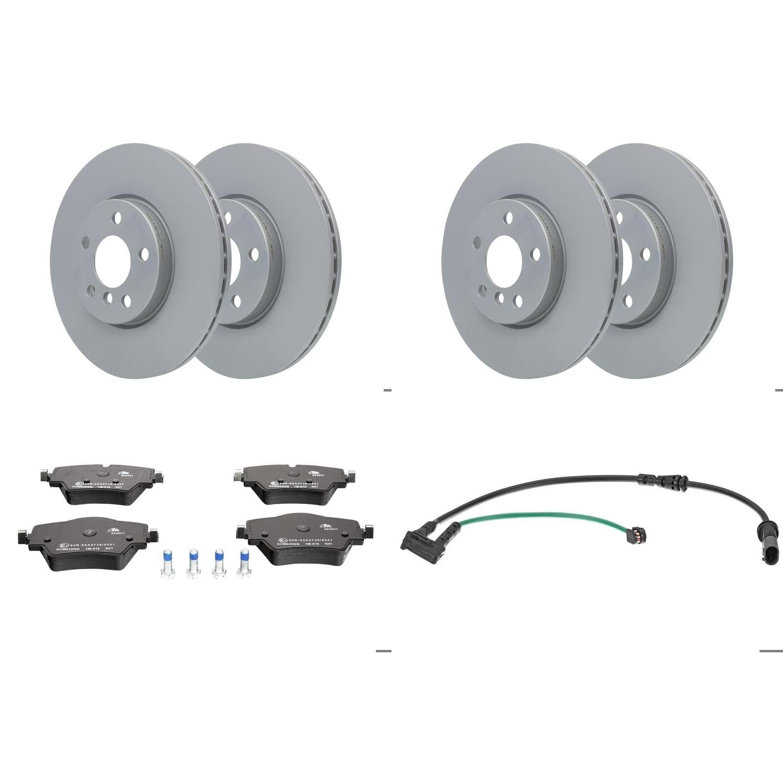 ATE Bremsscheiben 307mm + Beläge vorne passend für 1er F40 2er F45 Mini F54 60 von Generic