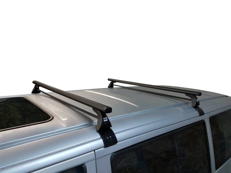 Aluminium Dachträger kompatibel mit VW Transporter T4 Van 1991-2003 Schwarz von Generic