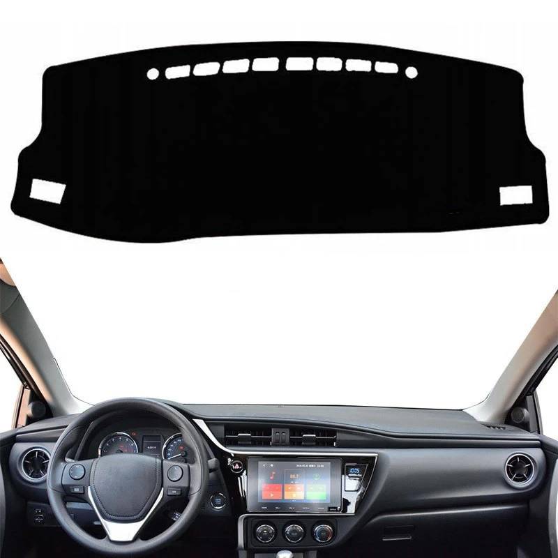 Armaturenbrett-Abdeckung Für Corolla Auris ZRE182 2014-2016 2017 2018 Dashmat Dashboard Abdeckung Matte Pad Sonnenblende Schützen Teppich Teppich Auto Zubehör von Generic