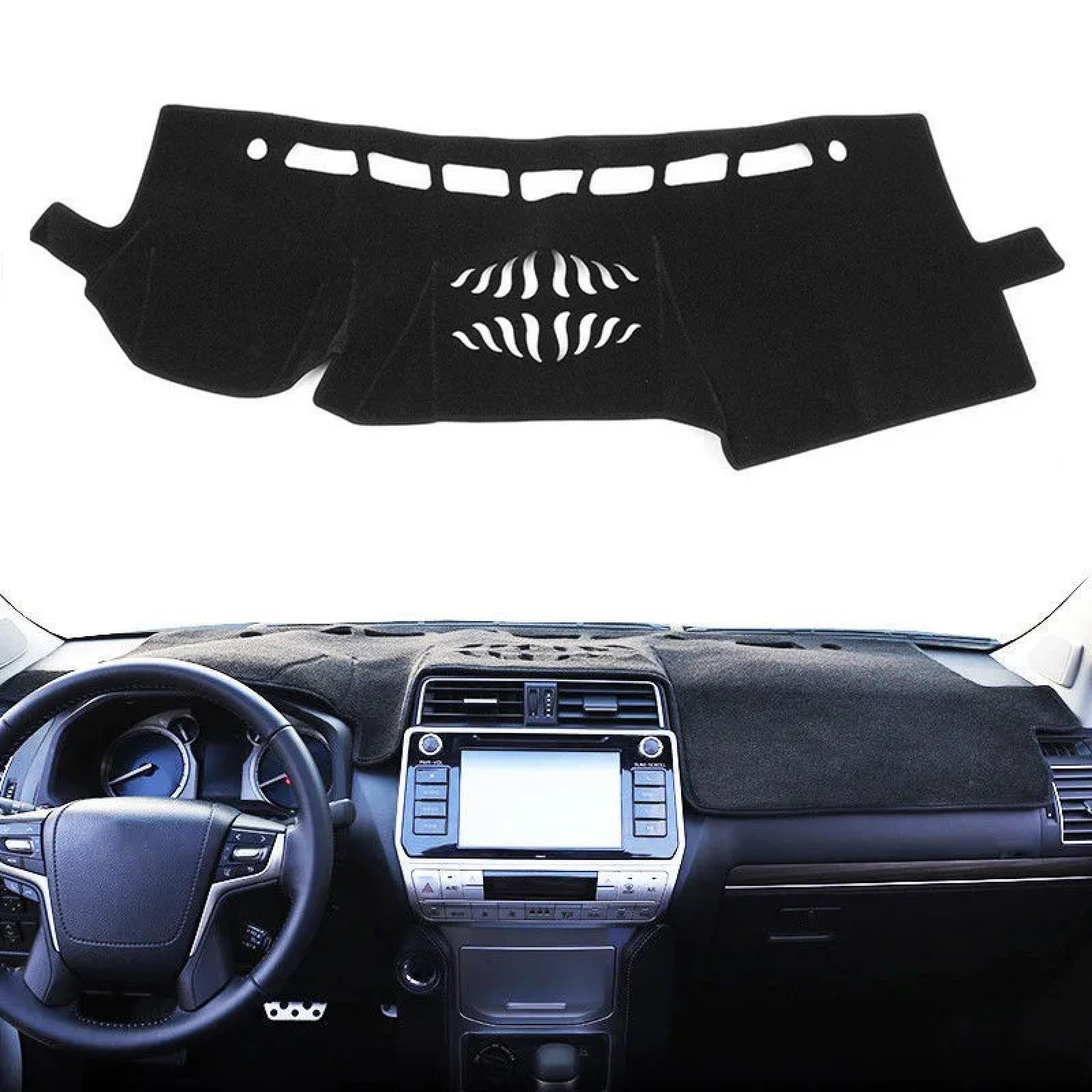 Armaturenbrett-Abdeckung Für Land Cruiser Prado 2010 2011 2012 2013 2014 2015 2016 2017 2018 2019 2020 Auto Dashboard Abdeckung Matte Pad Sonnenschirm Teppich von Generic