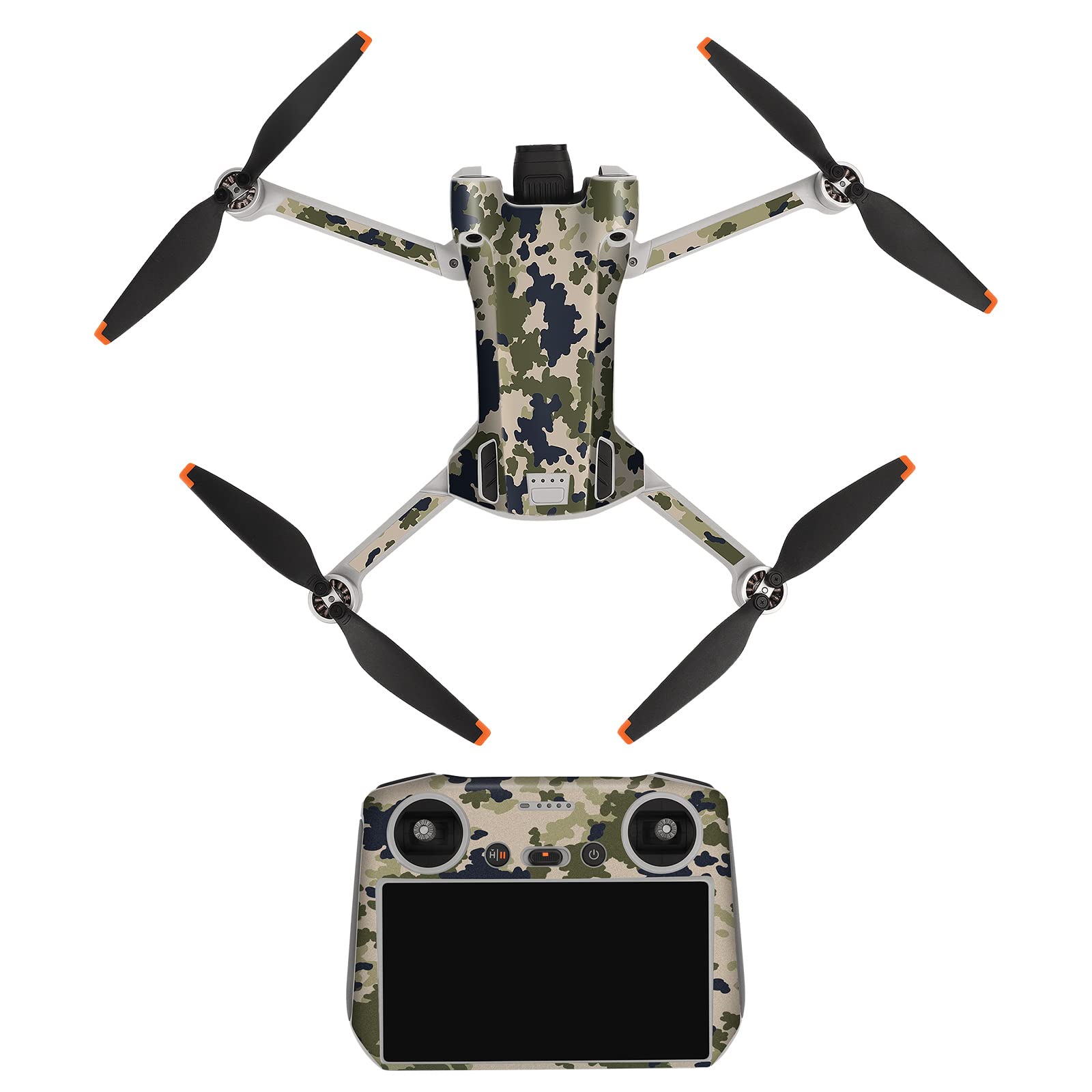 Aufkleber für DJI Mini 3 Pro, Drohnenzubehör,mit Hautschutzfolie für Fernbedienung und Körperarm (8- Wüstentarnung) von Generic
