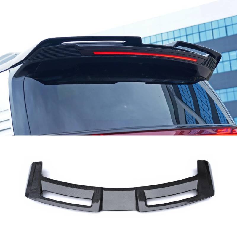 Auto Dachspoiler Kompatibel mit BYD Tengshi Denza D9-DC 2022 Auto Dachflügel Karosserie Kit Auto Zubehör (Carbon Look) von Generic