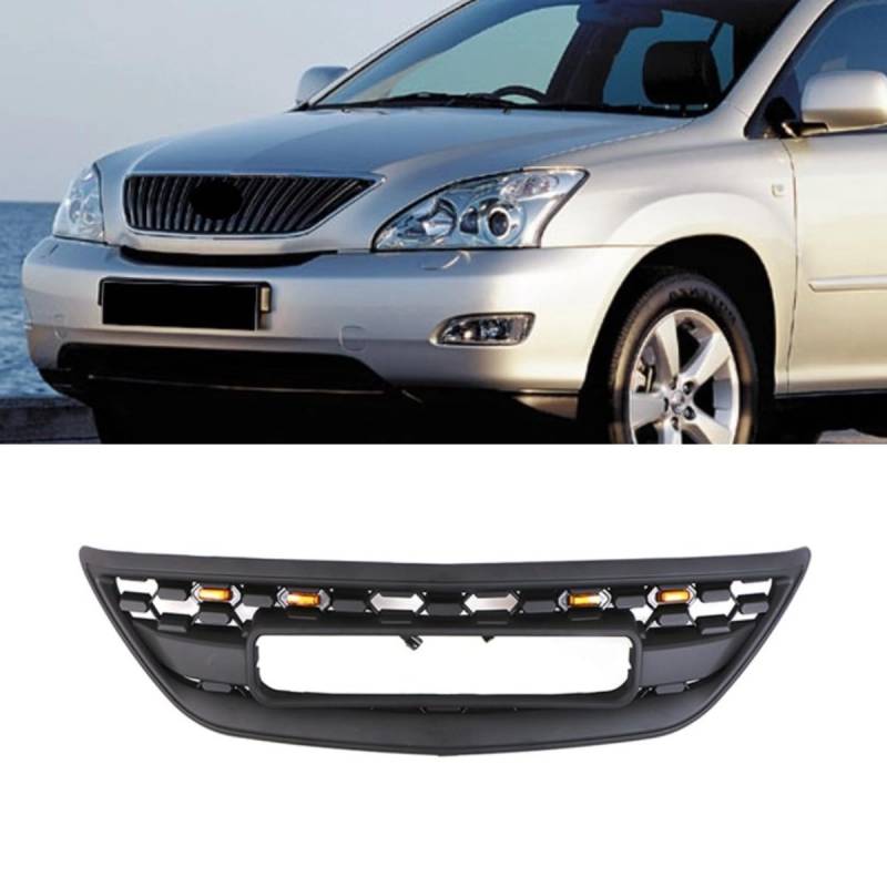 Auto Frontstoßstange Grill Racing Grills Auto Kühlergrill Kompatibel mit Lexus RX300 2003-2005 Karosserie-Kit Autozubehör (Grill kein Licht) von Generic