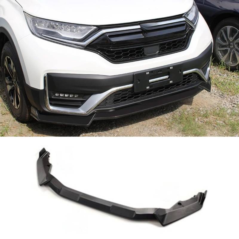 Auto Frontstoßstange Lippe Kompatibel mit Honda CRV 2017-2019 Front Splitter Diffusor Spoiler Body Kit Autozubehör (Mattschwarz) von Generic