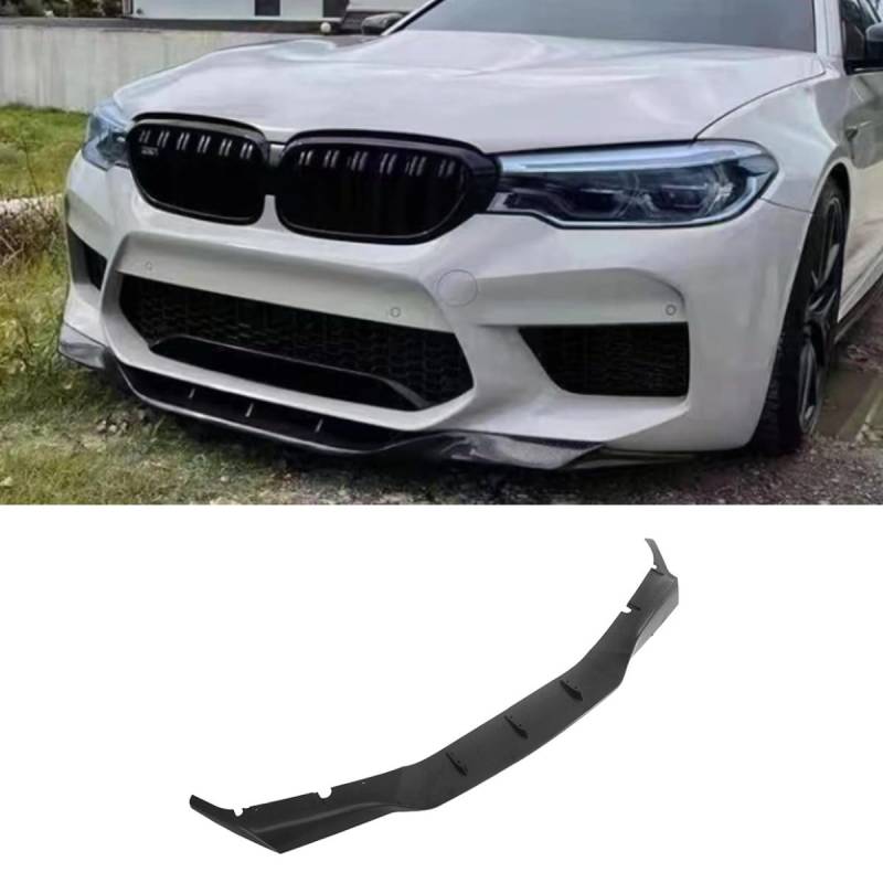 Auto Frontstoßstange Spoiler Kompatibel mit BMW M5 F90 2017+ Front Splitter Diffusor Body Kit Auto Zubehör (Carbon Look) von Generic