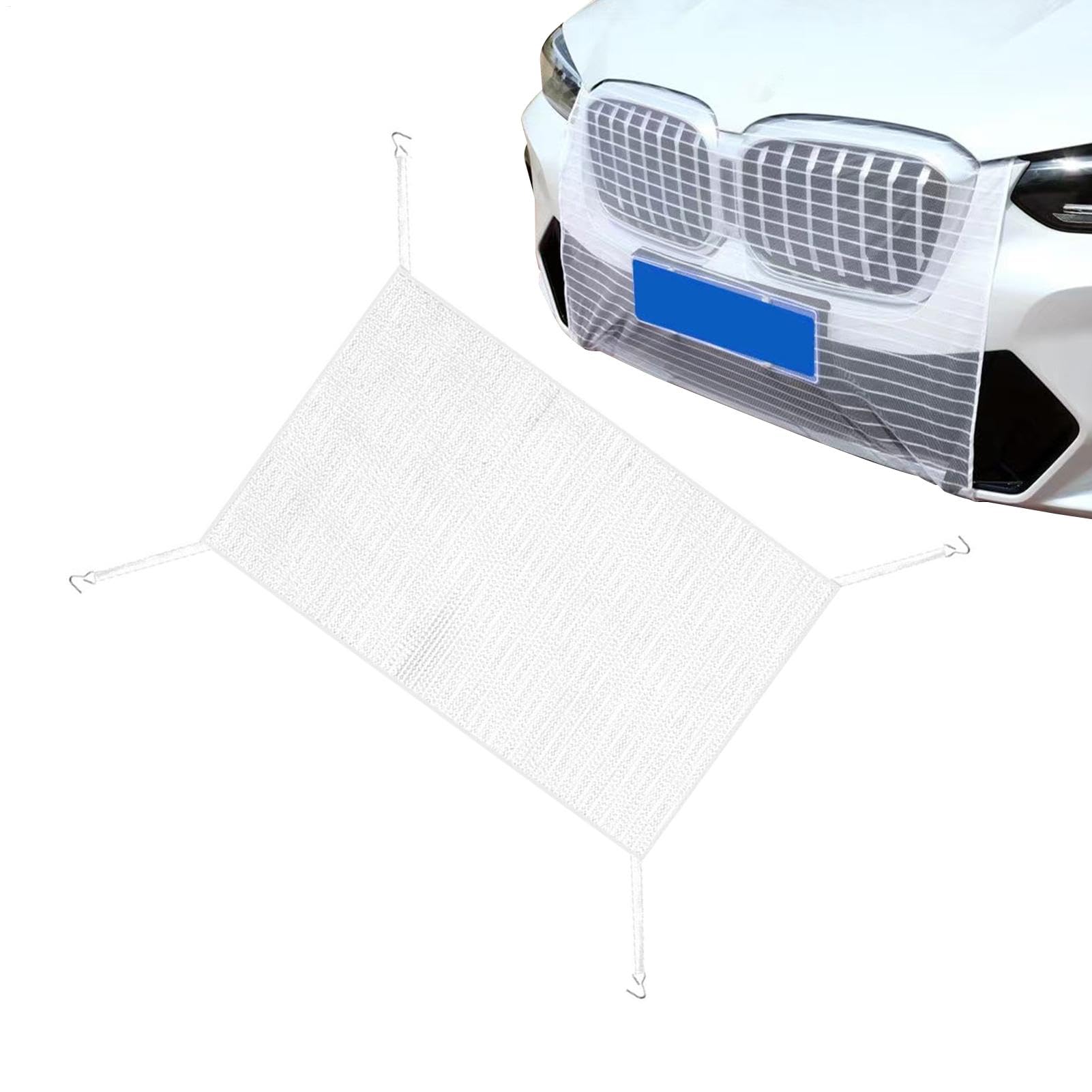 Auto Grill Mesh - Keimgitterschutznetz | Vordere Stoßfänger Grill Guard | Lufteinlass Renngrills Mesh | Vordere Stoßfängernetz für Minivans, Limousinen & SUVs | Kugellgitterwache zum Schutz von Generic