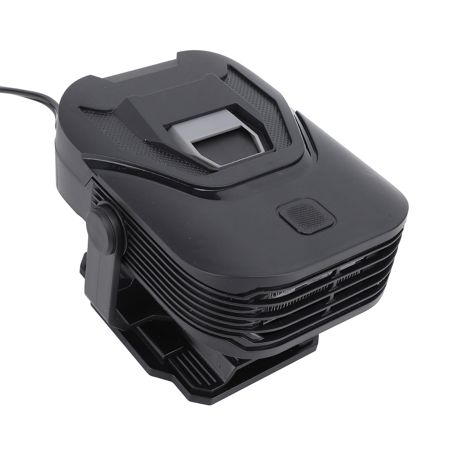 Auto-Heizung, 150 W, 12 V, Schnelle Erwärmung, Rotierender Klebstoff, Auto-Auto-Windschutzscheiben-Entfroster, Heizlüfter, Automatischer Trockner für Winterfahrten, Schwarz, Grau von Generic