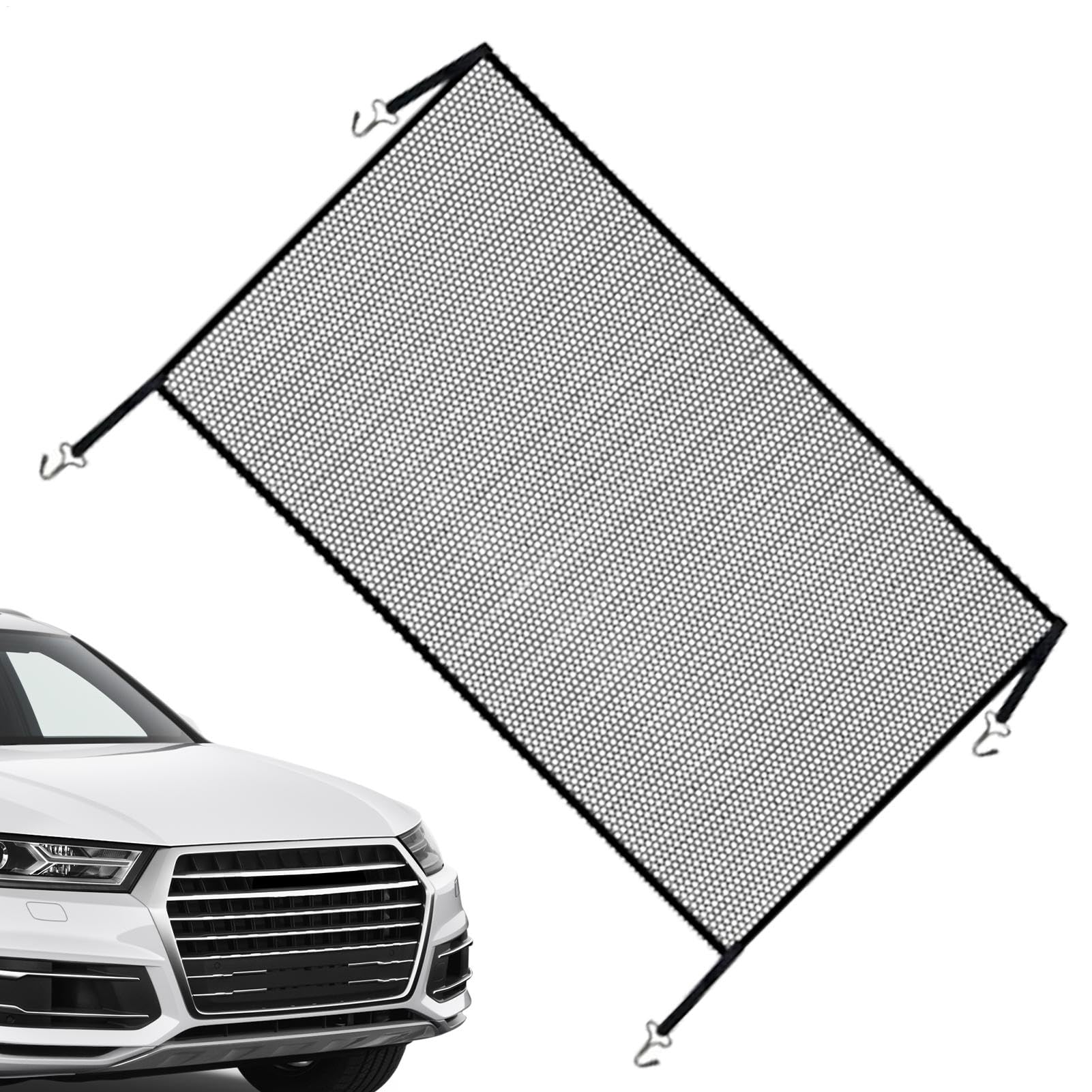 Auto Stoßfänger Grill Mesh, Maschengrilleinsatz, Spoiler -Stoßfänger, Auto -Pickup -Grill -Einsatz, robustes Material Langlebiger Schutzautozubehör für vordere Stoßfänger von Generic