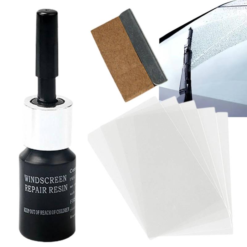 Auto Windschutzscheiben Reparaturset Werkzeug - Car Windshield Repair Kit Glass Repair Liquid | Windschutzscheiben-Reparaturset | Glas Reparatur Flüssigkeit Für Windschutzscheibenrisse von Generic