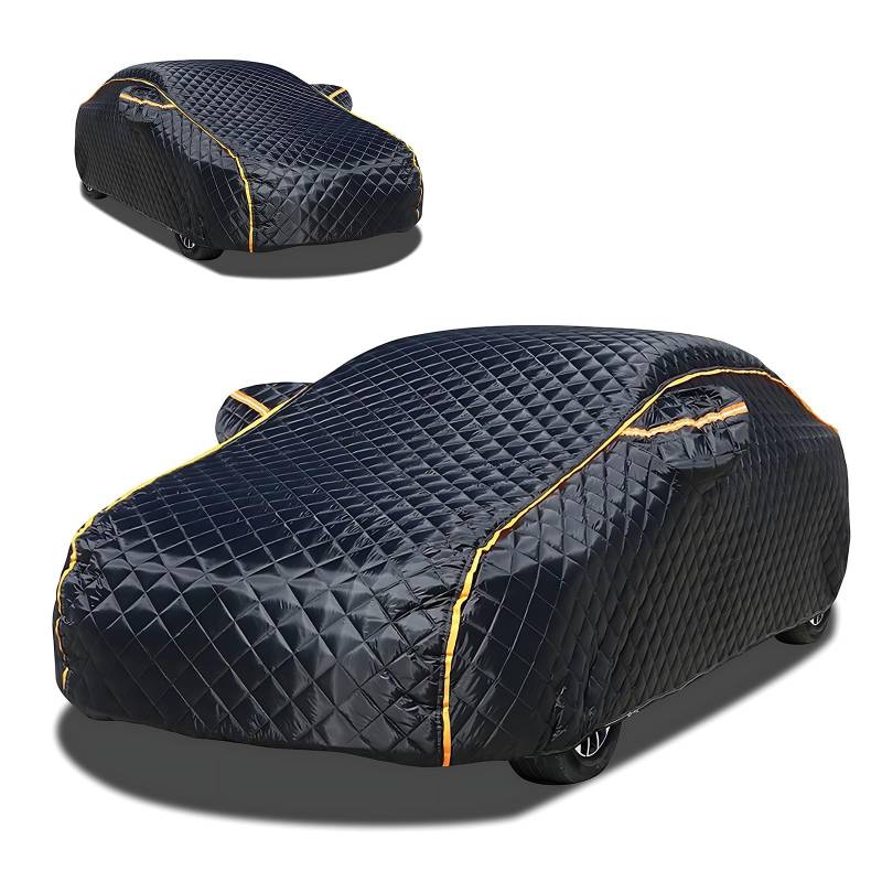 Autoabdeckung Gegen Hagel Für Mercedes AMG GLC 43, Autoabdeckung Für Außeneinsatz ，Sonnensicher ，Staubdicht ，Schneesichere Autoabdeckung ，Custom Car Cover(Black) von Generic