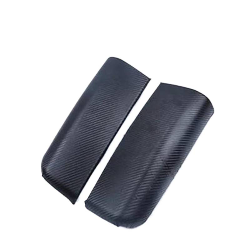 Autodekorationen Innenraum Center Console Armlehne Box Sleeve Schutz Abdeckung Trim 2Pcs Für X5 G05 2019-2021 Auto Innen Geändert(Schwarz) von Generic