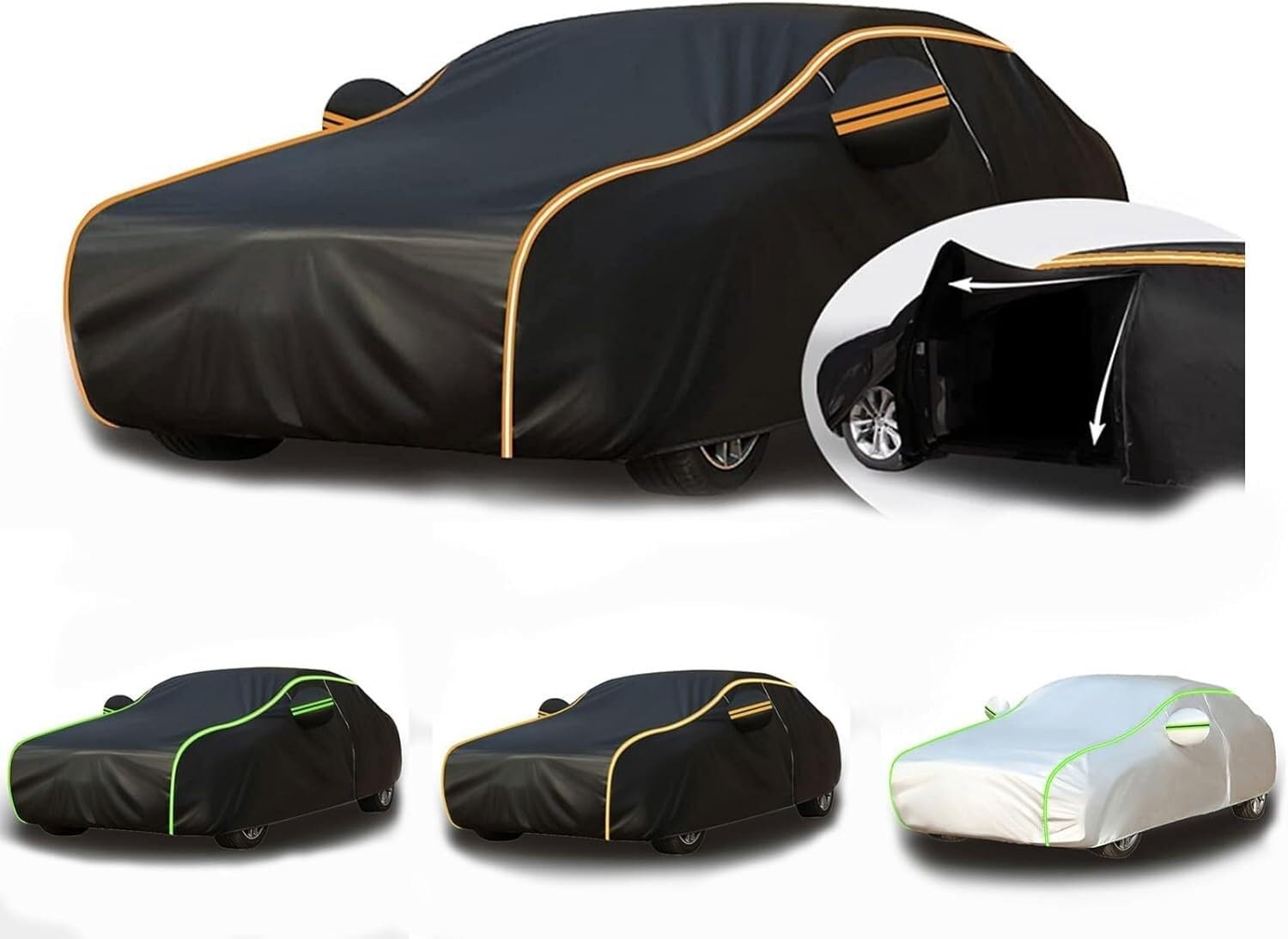 Autogarage Abdeckung Hagelschutz Für Hyundai Tucson SUV 2015-2020, Abdeckplane Wasserdicht, Autoabdeckung OutdoorUV-beständig Autoschutzhülle von Generic