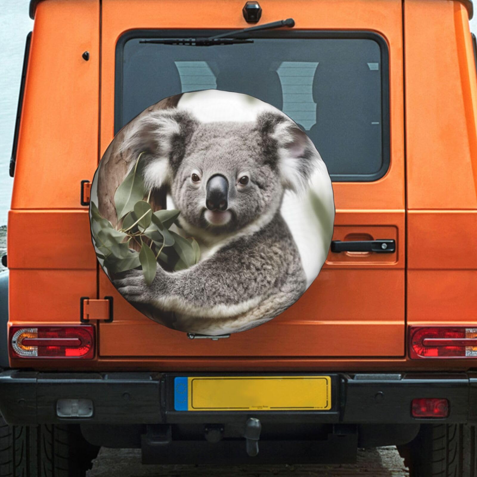 Autorädertaschen, Koala Wetterfest Reifenabdeckungen Universal Ersatzradabdeckungen Für Trailer Auto Fahrzeuge 15 inch von Generic