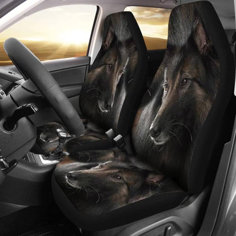 Autositzbezug Belgischer Tervuren Hund Druck Schonbezüge Autoauflage Fashion Autoschonbezüge Premium Design Auto Sitzbezug Für Wohnmobil, Anhänger, Autos, 52X138Cm von Generic