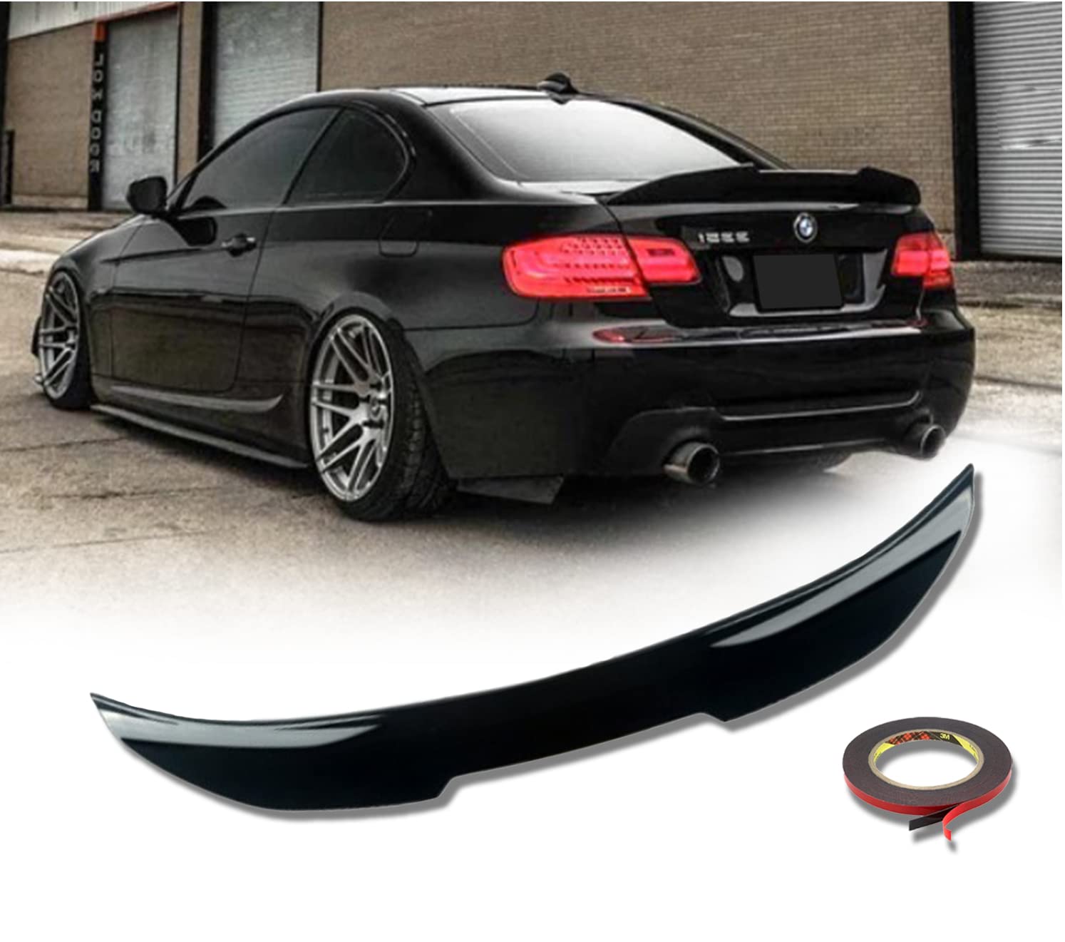 BMW 3er-Serie E92 PSM Heckspoiler für BMW 3er 2007–2013 Performance Tuning 2-Türer Coupe 318i 320i 330i 340i M340i 318d 320d 330d 340d M340d D von Generic