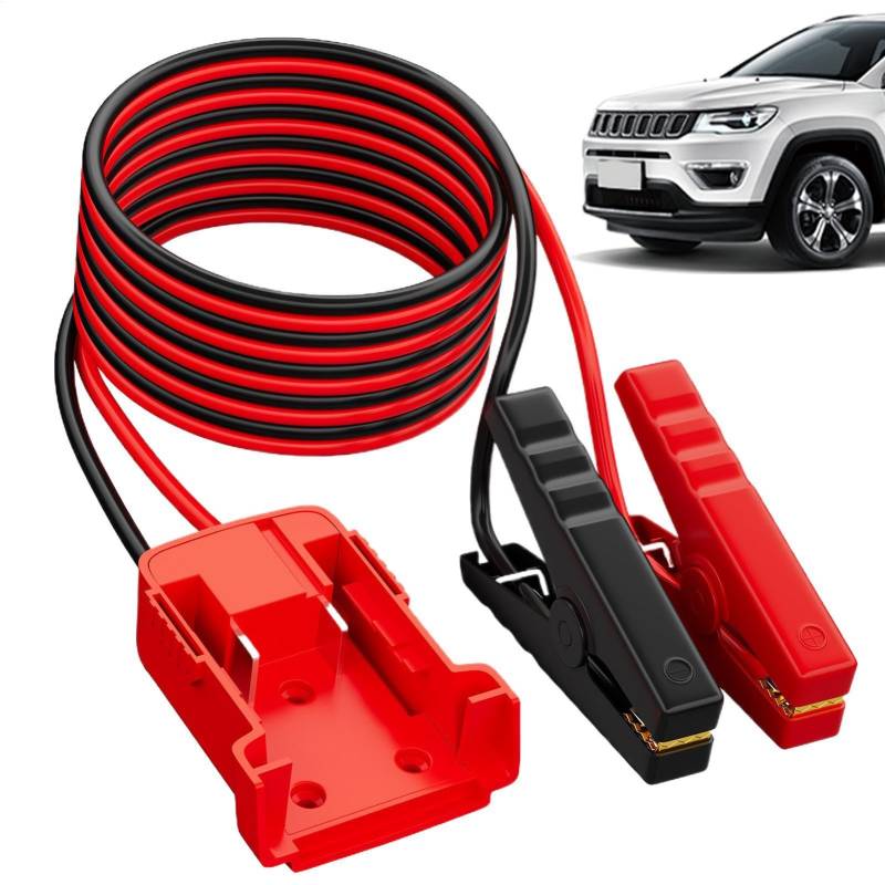 Booster -Kabel, Batterie -Jumper -Kabel,6 Fuß Sprungstartkabel für LKW -Batterie | Quick Connect Car Auxiliary Starter, Stabiler Auto -Jumper -Drahtkit mit professionellen Klemmen für SUV von Generic