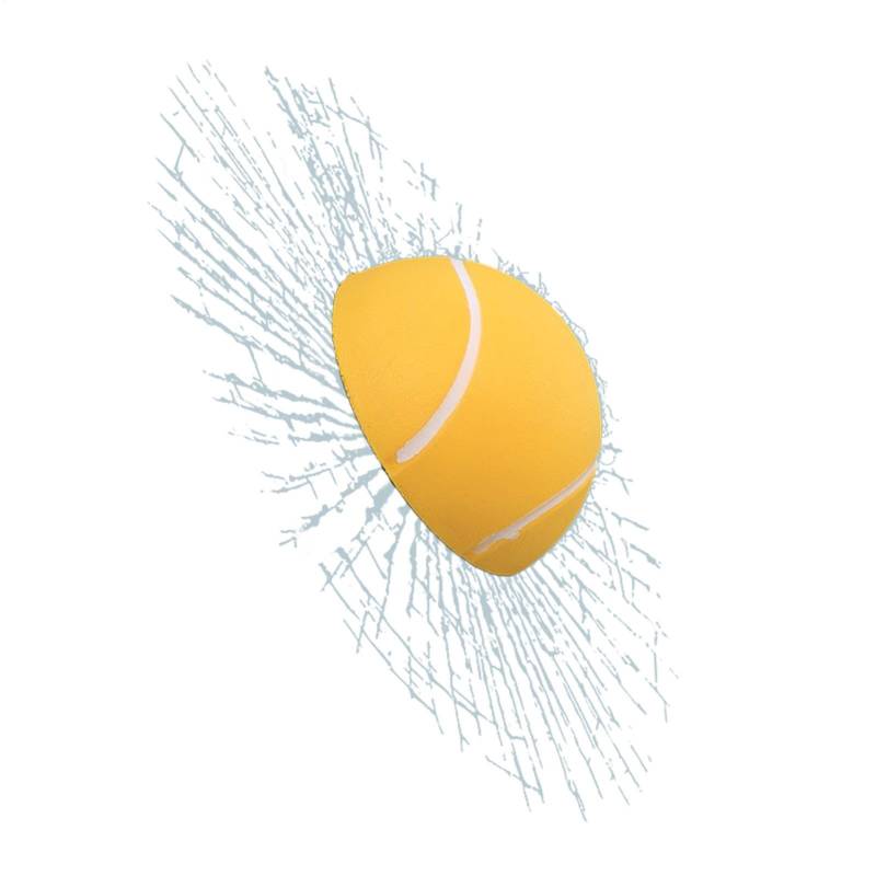 Bruchglas Streich Aufkleber - Tennisball -Trefferfensteraufkleber | Windschutzscheibe Gebrochener Ball Hits Glasaufkleber | Auto -Windschutzscheibe Streichdekoration Aufkleber | Klebstoff -Auto -Winds von Generic