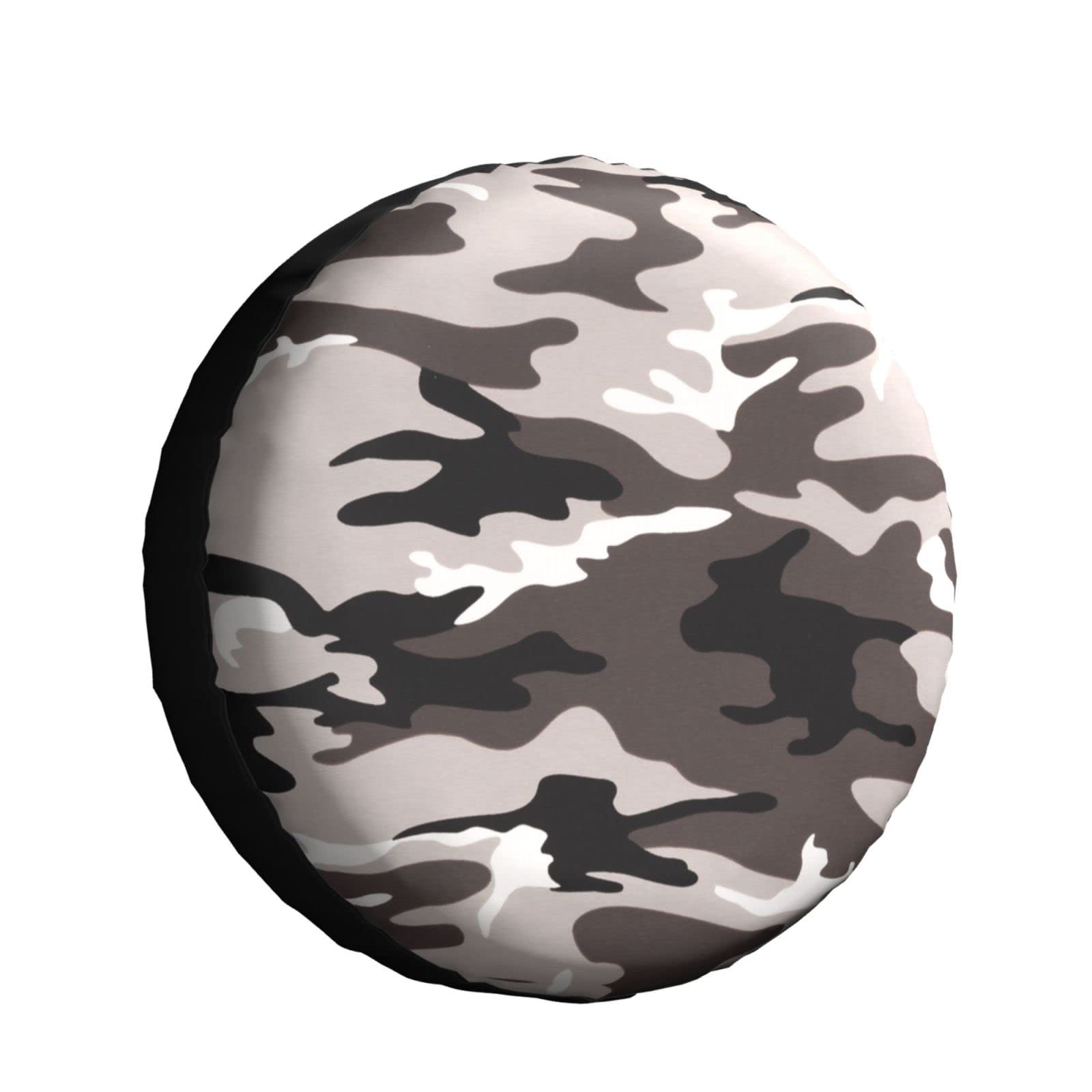 Camouflage Grau Reifencover Staubdicht Reserverad Reifenabdeckung Sonnenschutz Ersatzrad Abdeckung Universal Für Rv Anhänger Auto 16inch von Generic