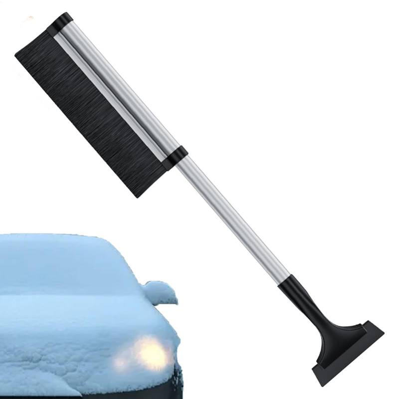 Car Snow Shovel - Retractable Car Snow Remover, Windshield Ice Scraper, Ice Scraper for Car, Flexible Snow Ice Scraper Car Snow Scraper for Car Windshield Window von Generic