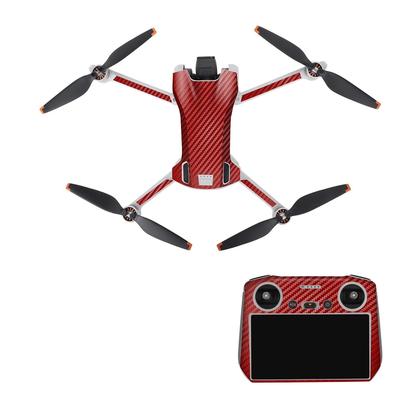 Drohnen Aufkleber Set Decal Skin für dji mini 3,Abziehbild Schutzhülle Aufkleber Kit für Drohne & Fernbedienung, Schutzzubehör Aufkleber (9) von Generic