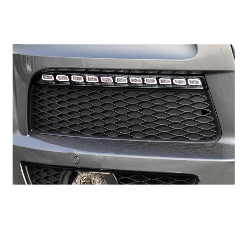 EIN Paar Auto Front Stoßstange Nebel Licht Grill Abdeckung Für Q7 S-Linie 2009-2015 Schwarz Nebel Licht Kühlergrill von Generic