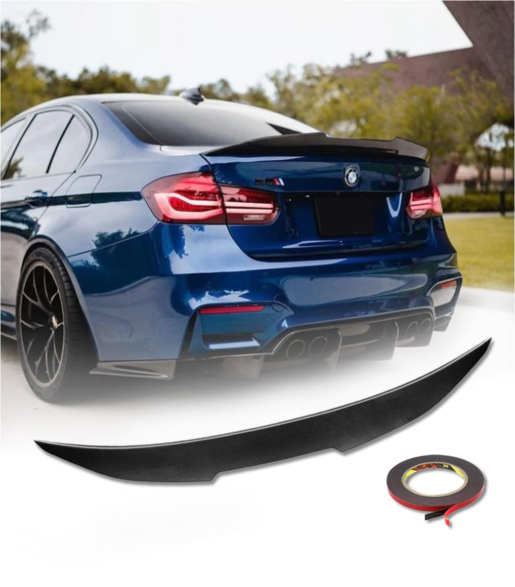 F30 Kofferraumspoiler PSM Style Carbon Look für 2011-2019 3er Performance Tuning Limousine 4-Türer 318i 320i 330i 340i m340i 318d 320d 330d 340d m340d von Generic