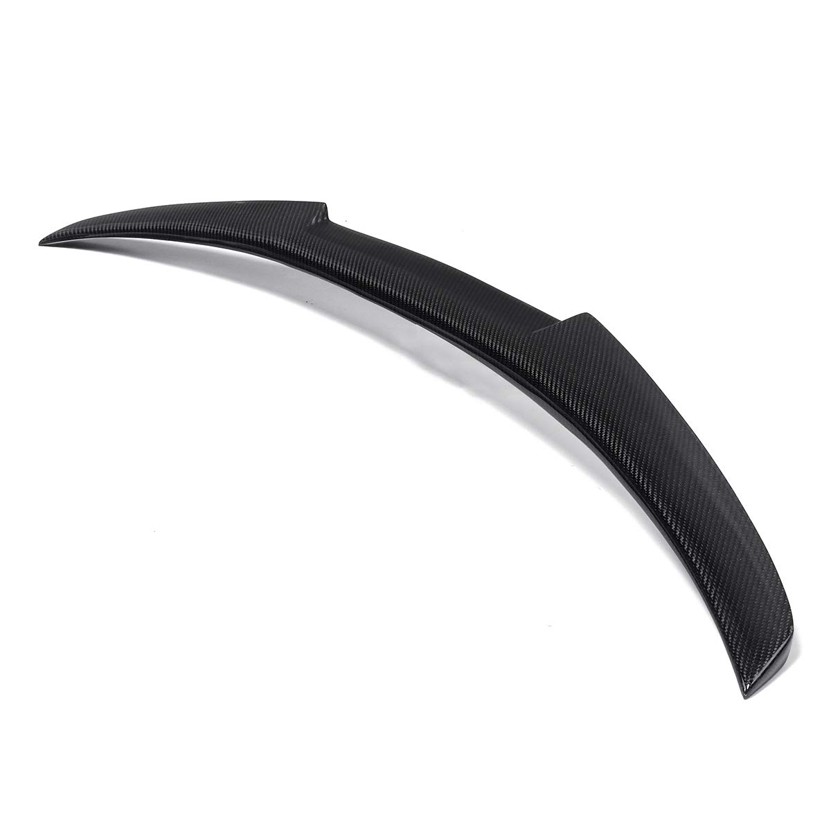 F32 Kofferraum-Lippenspoiler aus echtem Karbonfaser, kompatibel mit BMW F32 4er Serie 428i 435i 440i 2DR 2014-2020 M4-Stil von Generic