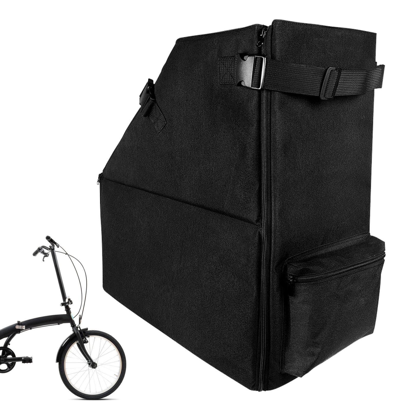 Fahrradträger-Tasche – Fahrrad-Rücksitz-Kofferraumtasche, verstellbare Faltbare Fahrrad-Aufbewahrungsbox, Rennrad, Fahrrad-Kofferraum-Organizer von Generic