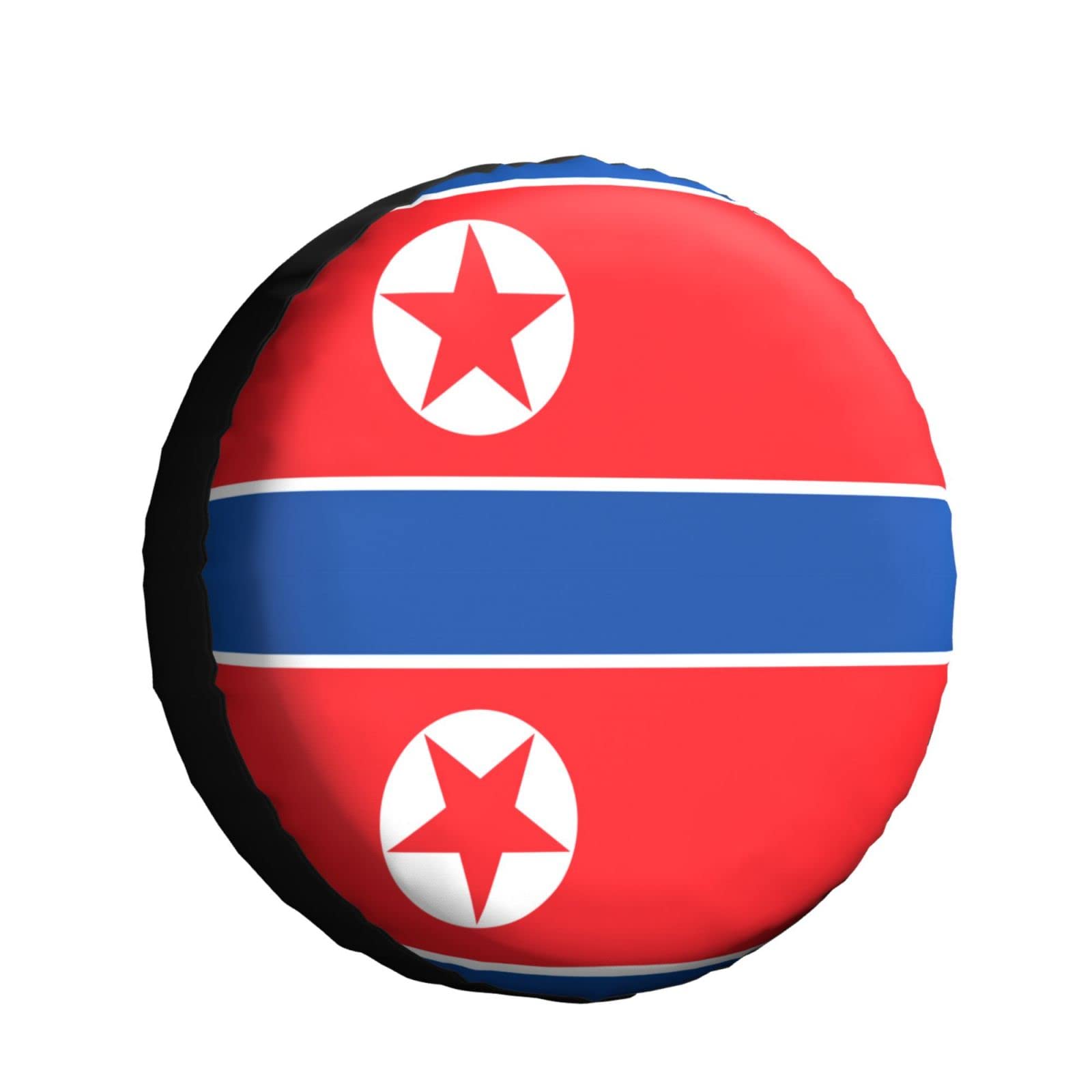 Flagge Von Nordkorea Ersatzreifenabdeckungen Prämie Reserverad Reifenabdeckung Staubdicht Ersatzrad Abdeckung Universal Für Anhänger Rv Wohnmobil 17inch von Generic