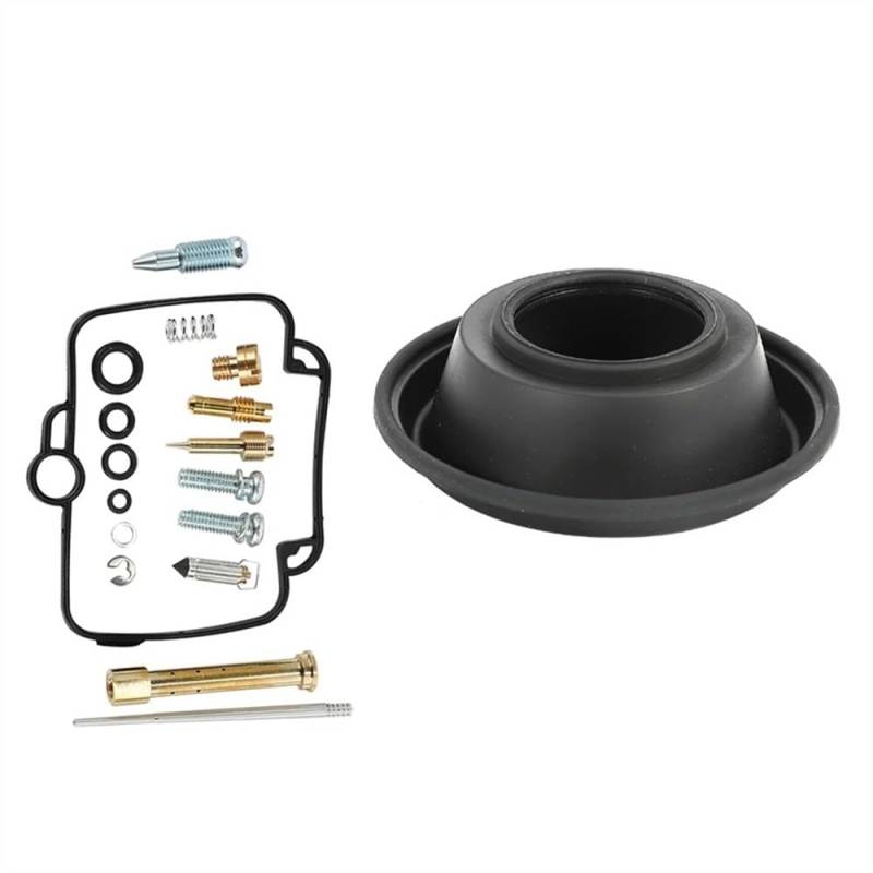 For GSF400 400 GSF400P Vergaser Reparatur Kit Membran Vakuum Membran Pilot Schraube Float von Generic