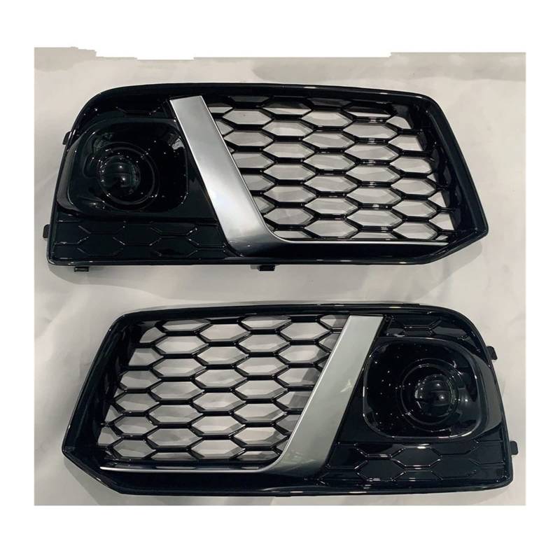 Front Niere Kühlergrill Front Nebelscheinwerfer Nebelscheinwerfer Abdeckung Kühlergrill Grill Auto Styling Für Q5 2018-2021 von Generic