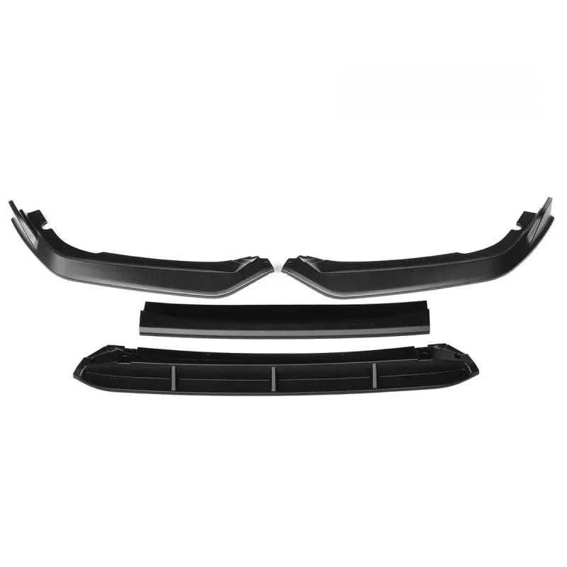 Frontstoßstange Splitter Diffusor Lippenschutz Spoiler Deflektor Lippen Schutz Kompatibel mit Honda Accord 10.5th Gen 2021 2022 Body Kit Auto Zubehör (Mattschwarz) von Generic