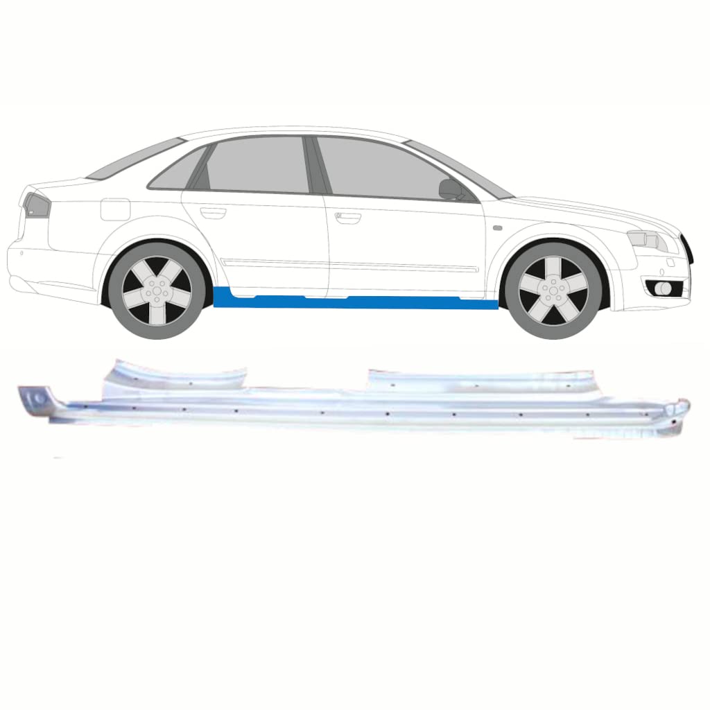 Für Audi A4 B6 B7 2000-2007 Schweller Reparaturblech/Rechts von Generic