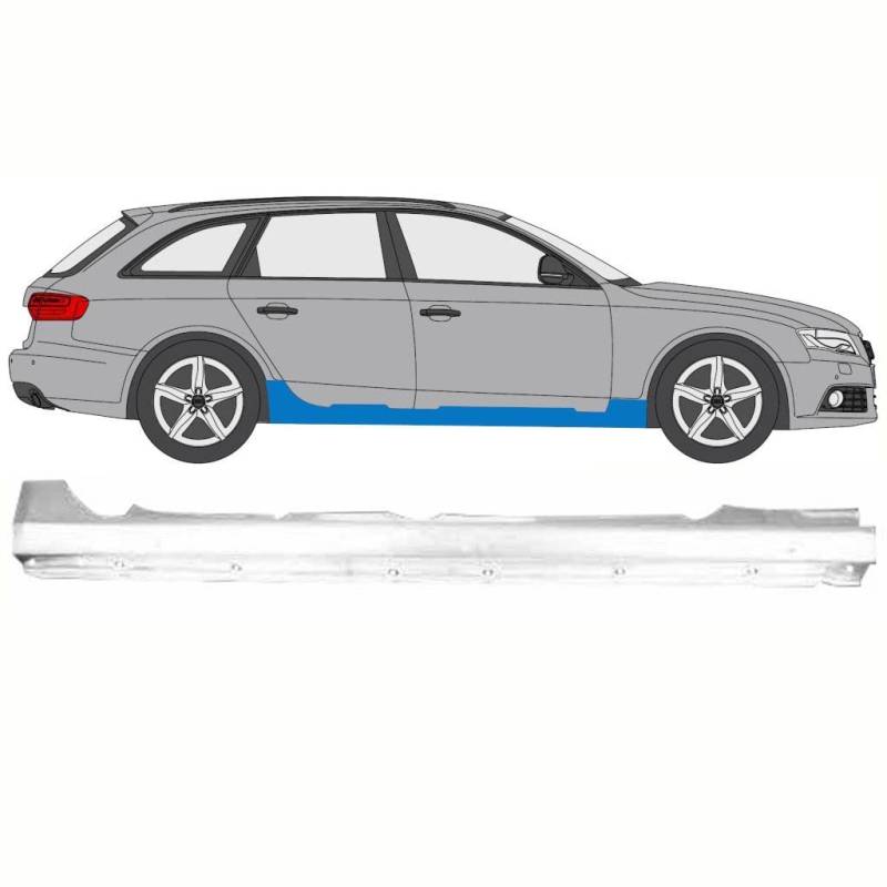 Für Audi A4 B8 2007-2015 Schweller Reparaturblech/Rechts von Generic