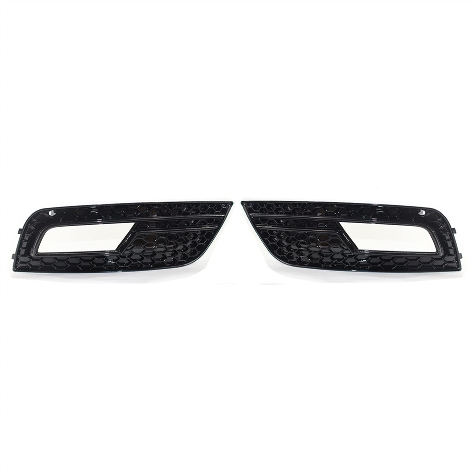 Für Audi A4 B8.5 Standard Edition 2013-2016 Honeycomb Mesh Auto Frontstoßstange Nebelscheinwerfer Kühlergrill Abdeckung Nebelscheinwerfer Kühlergrill von Generic