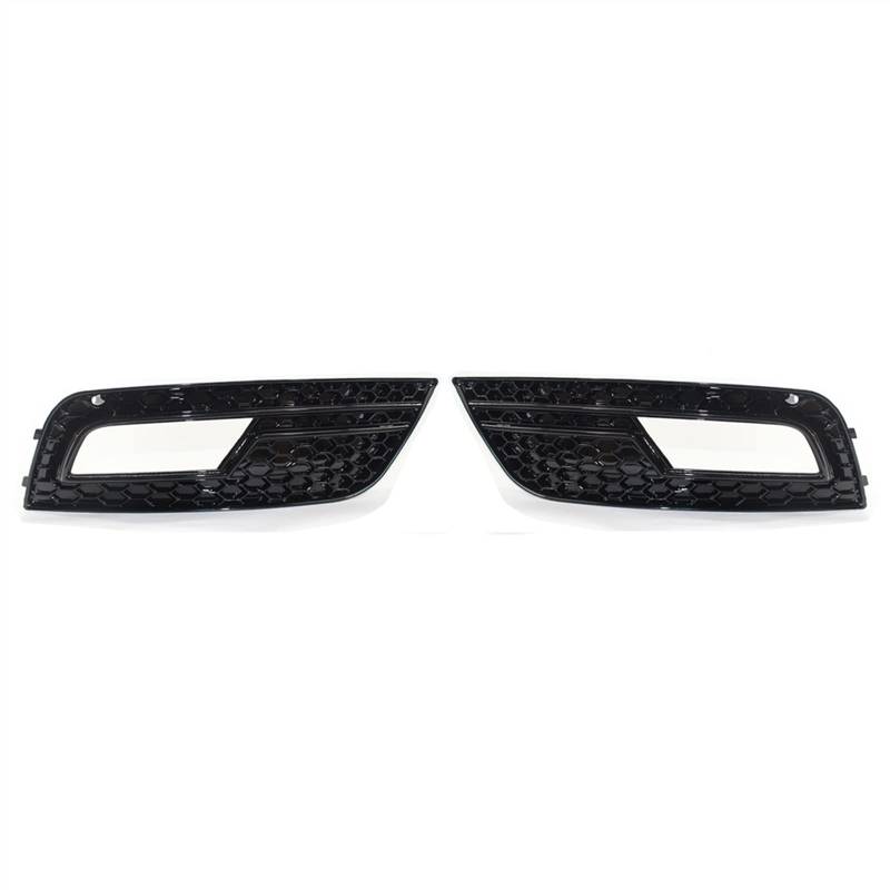 Für Audi A4 B8.5 Standard Edition 2013-2016 Honeycomb Mesh Auto Frontstoßstange Nebelscheinwerfer Kühlergrill Abdeckung Nebelscheinwerfer Kühlergrill von Generic