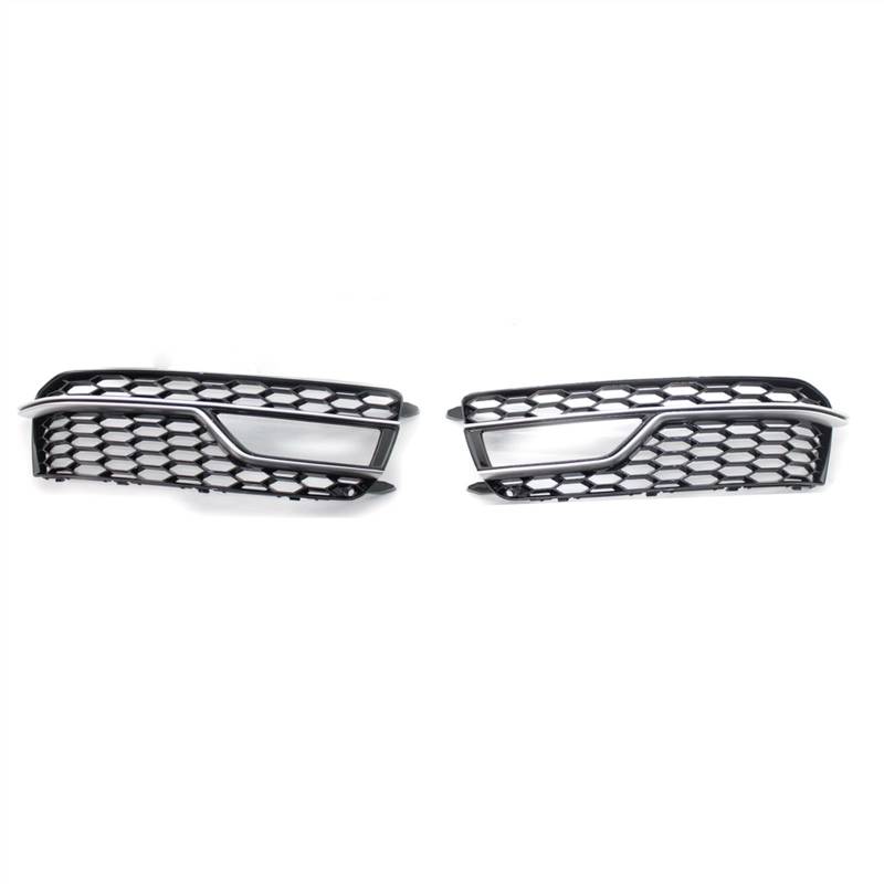 Für Audi S5 A5 S-Linie Stoßstange 2013-2016 8T0807682M Auto Front Nebel Licht Kühlergrill Lampe Abdeckung Waben Stoßstange grille von Generic