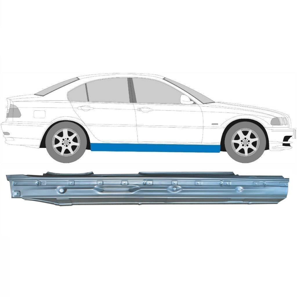 Für Bmw E46 3 1998-2005 Voll Schweller Reparaturblech 1mm Stahl / Rechts von Generic