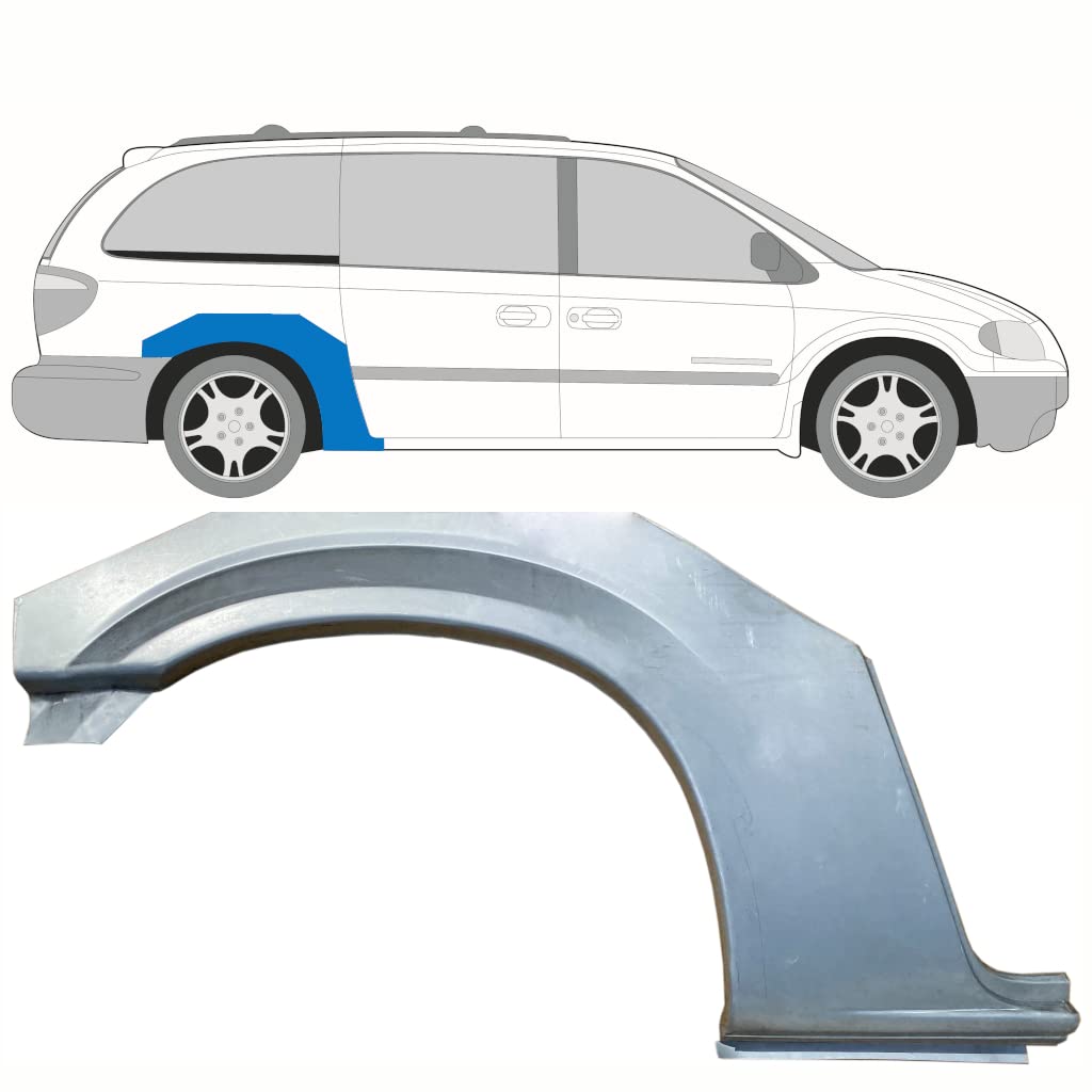 Für Chrysler Grand Voyager 2000-2008 Radlauf Reparaturblech / Rechts von Generic