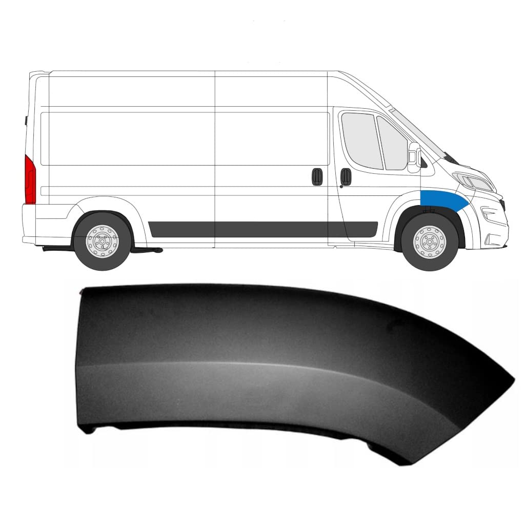 Für FIAT Ducato 2018- Vorne Kotflügel Moulding/Rechts von Generic