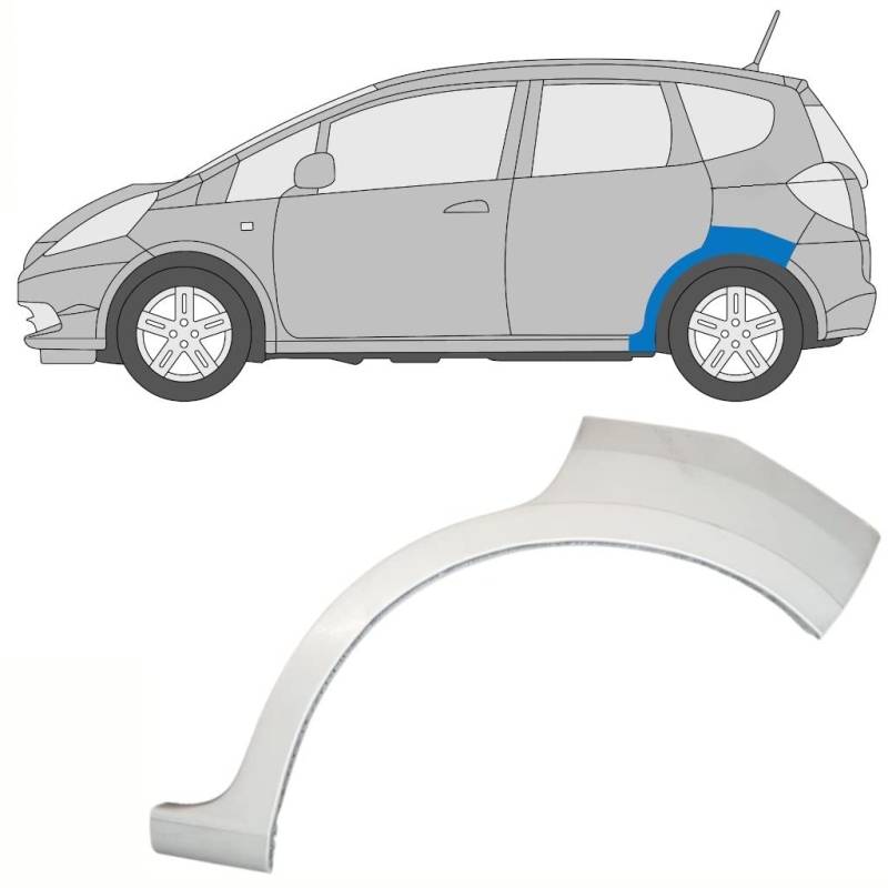 Für Honda Jazz Gd 2008-2015 Radlauf Reparaturblech/Links von Generic