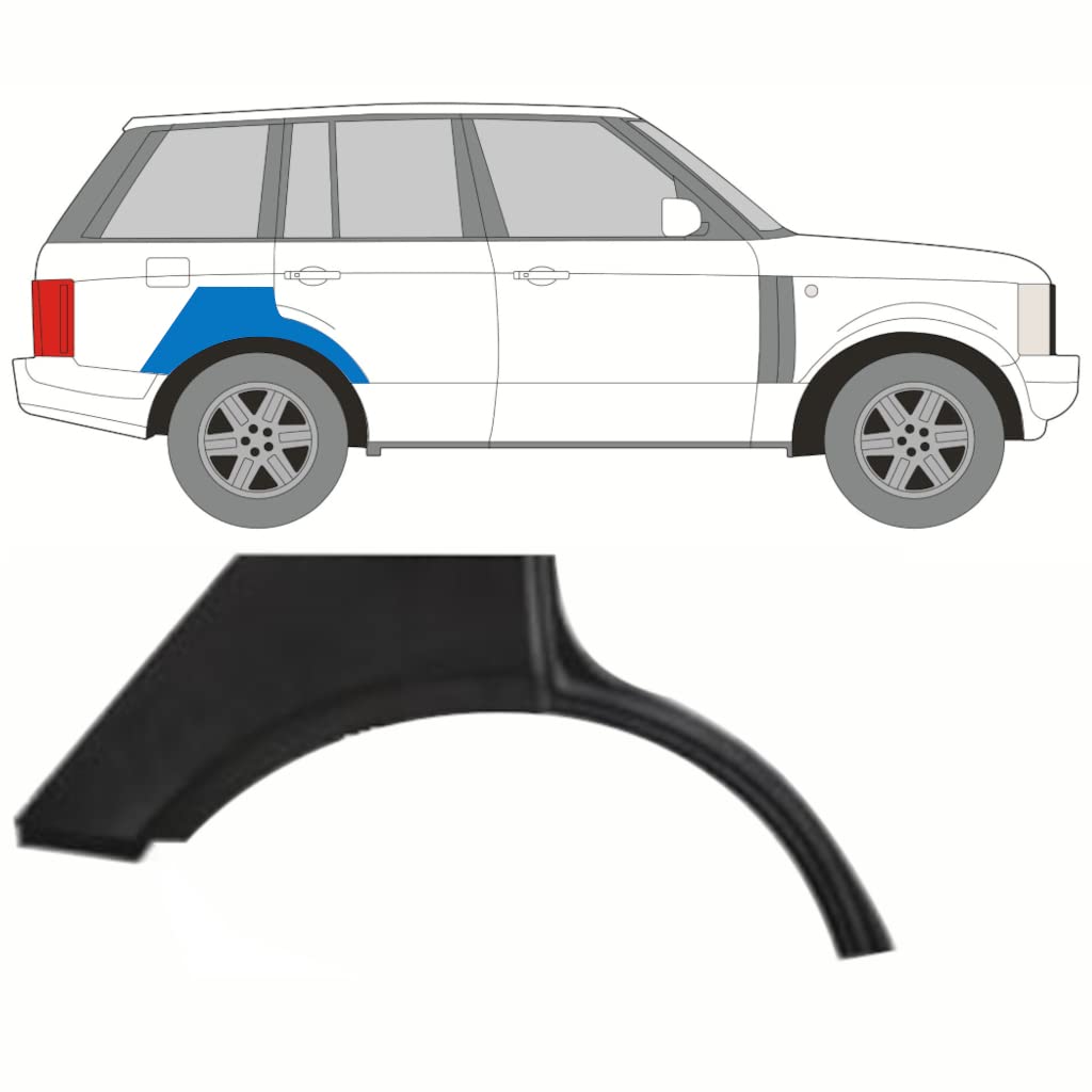 Für Land Rover Range Rover 2002-2012 Radlauf Reparaturblech/Rechts von Generic