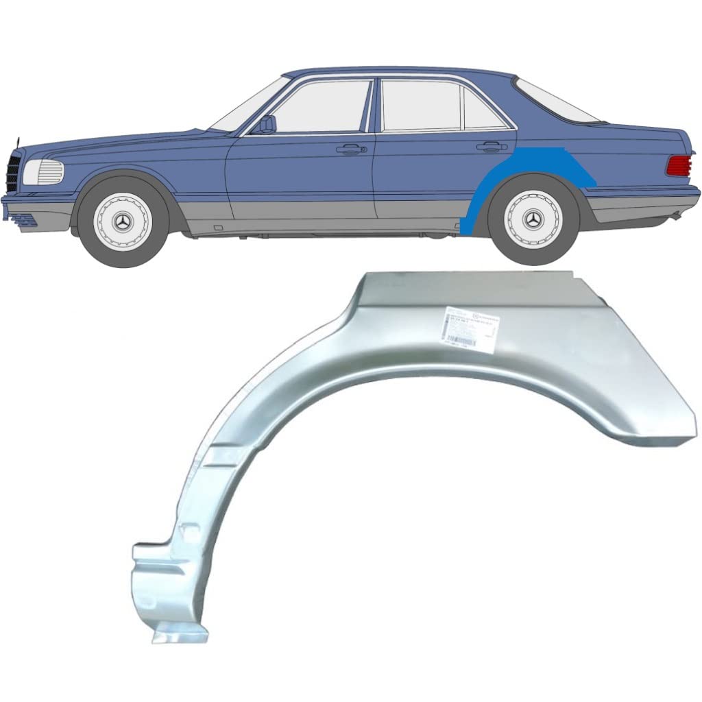 Für Mercedes S-class 1979-1991 Radlauf Reparaturblech/Links von Generic