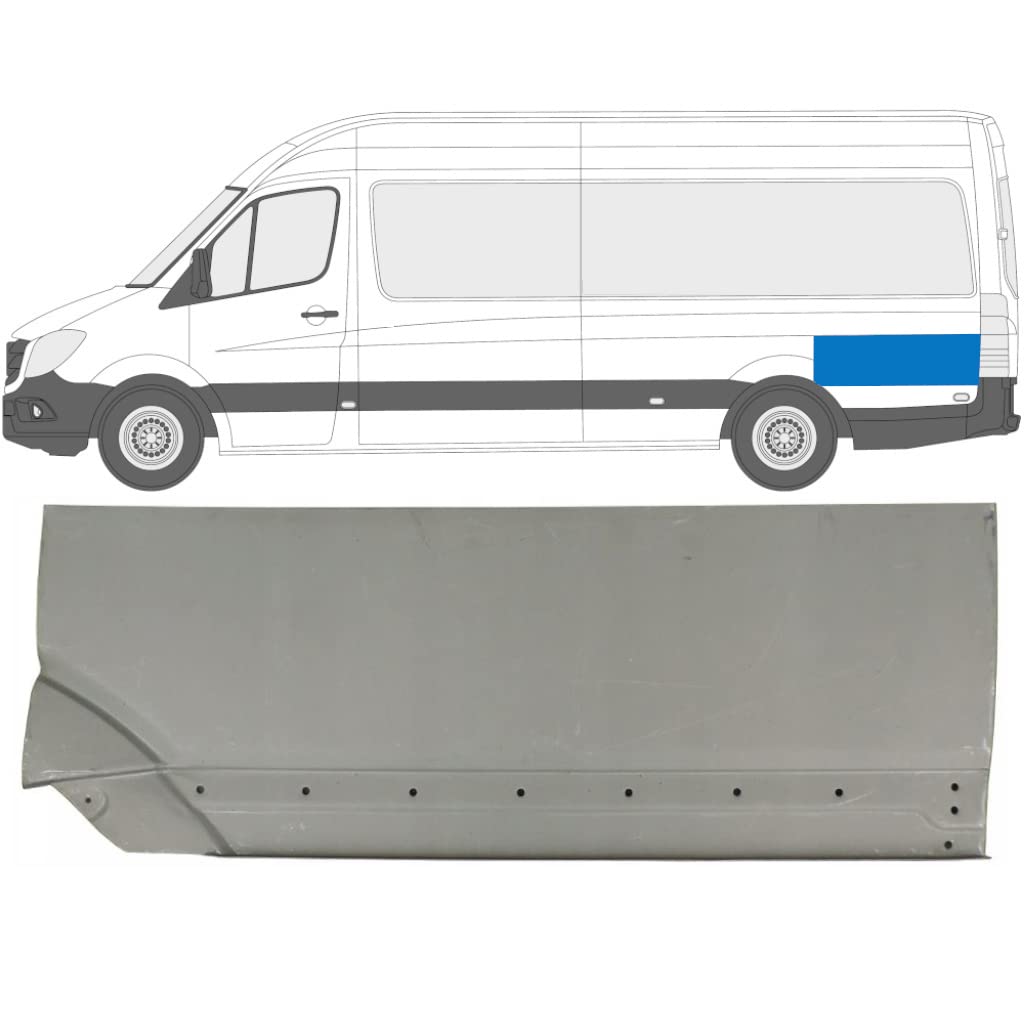 Für Mercedes Sprinter 2006- Hinten KotflÜgel Reparaturblech/Links von Generic