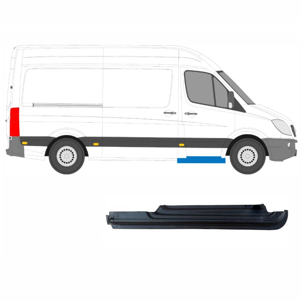 Für Mercedes Sprinter 2006- Vorne Schweller Reparaturblech / Rechts von Generic