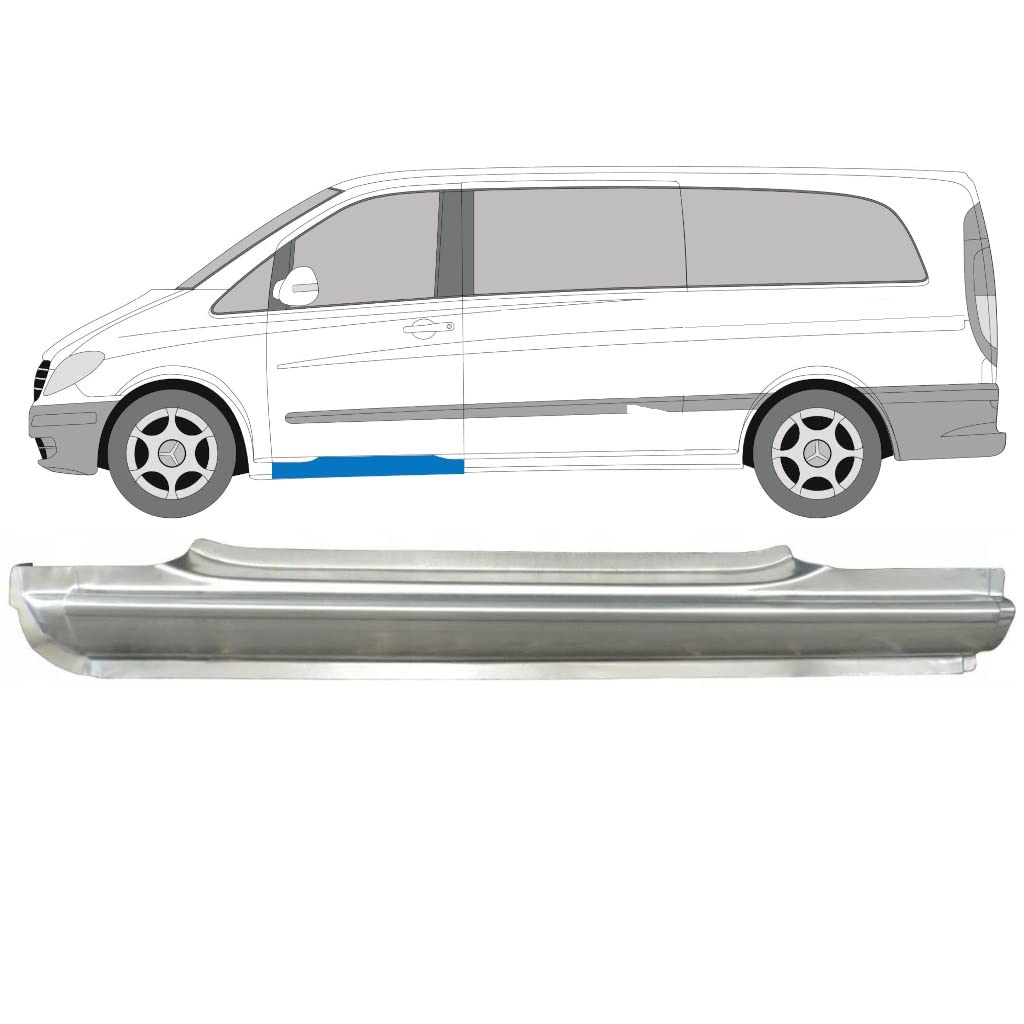 Für Mercedes Vito 2003-2014 Vorne Schweller Reparaturblech / Links von Generic