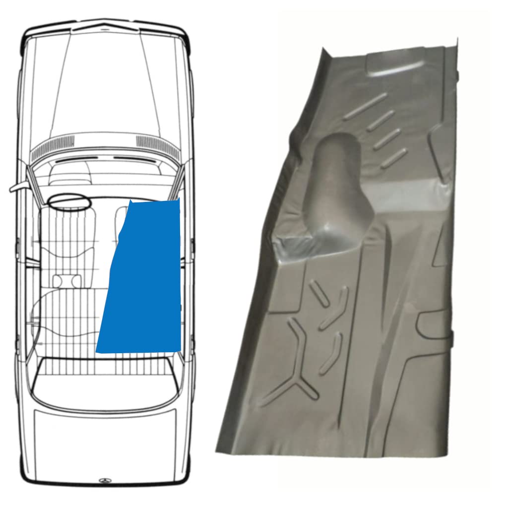 Für Mercedes W123 1975-1985 Boden Reparaturblech/Rechts von Generic