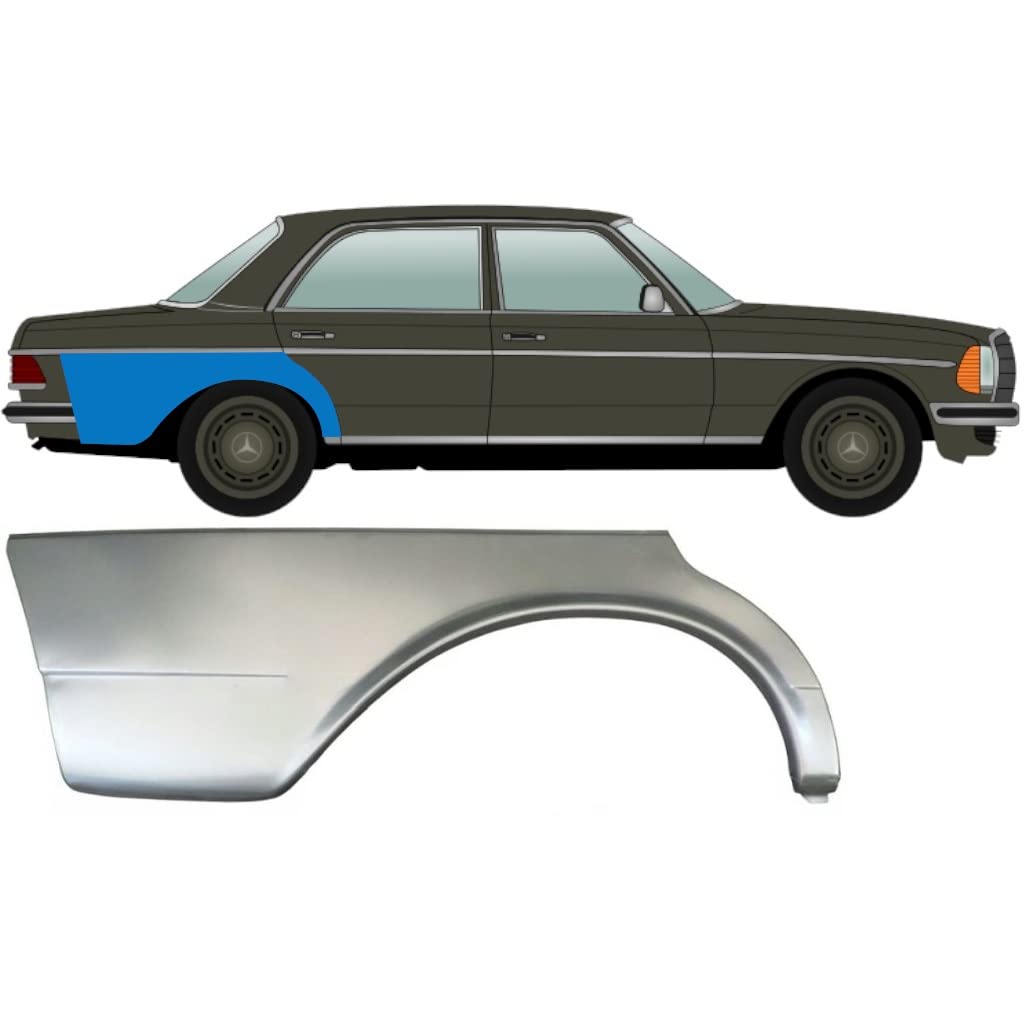 Für Mercedes W123 1975-1985 Hinten KotflÜgel Reparaturblech/Rechts von Generic