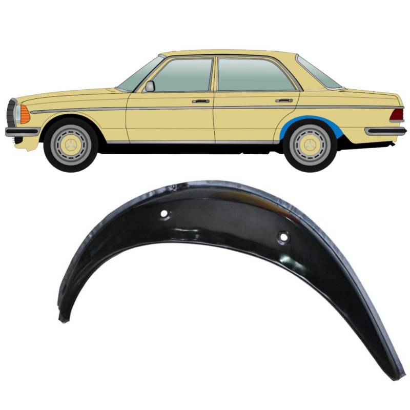 Für Mercedes W123 1975-1985 Innen Radlauf Reparaturblech/Links von Generic