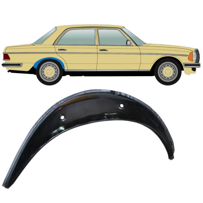 Für Mercedes W123 1975-1985 Innen Radlauf Reparaturblech/Rechts von Generic